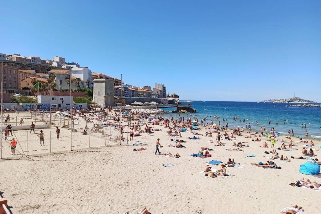 Catalans-Air-Conditioned, Balcony 2 Min Walk Catalans Beach Marseille Exterior photo